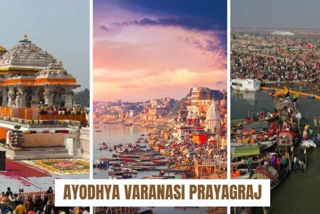 🛕Divine Prayagraj – Ayodhya – Varanasi Yatra (4N/5D)